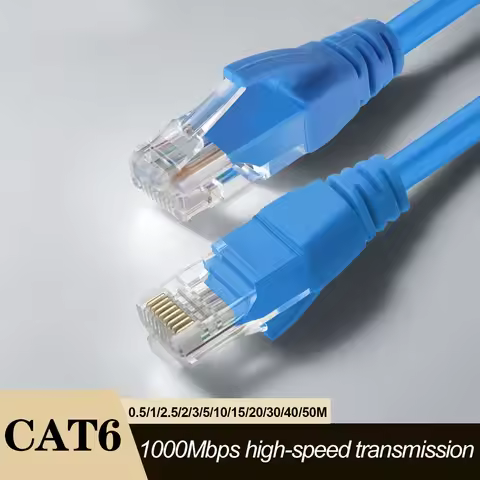 Ethernet Cable Cat6 Lan Cable UTP CAT 6 RJ 45 Network Cable Supports Cat6 Network Standar Gigabit hi