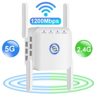 wifi 5g wifi repeater ตัวขยายสัญญาณ wifi เครื่องขยายสัญญาณ สัญญาณอินเทอร์เน็ตเครื่องขยายเสียง 5G+2.4Gสองช่อง เครื่องส่งสัญญาณ WiFi พีซี