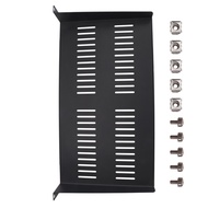1U Vented Cantilever Server Rack Shelf Mount Tray for 19Inch Network Equipment Cabinet