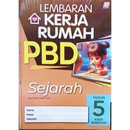 LEMBARAN KERJA RUMAH PBD SEJARAH TAHUN 5 KSSR SEMAKAN