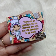 custom magnet nurses day, hari jururawat, hari ppk, hadiah perpisahan