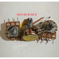 (Combo of 5 pieces) Single WH148 B1M potentiometer - Single potentiometer 1M (piece)