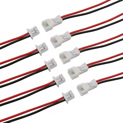 1/2/5/10/20Pairs Micro JST 1.25 2 Pin Male Female Jack Plug Wire Cable Connector PH 1.25mm 2P ELECTR