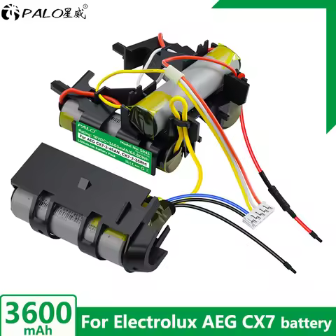 PALO 18V 3600mAh Lithium Replacement Battery for Electrolux AEG CX7,AEG CX7-2-45AN,CX7-2-35RM,CX7-35