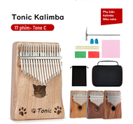 Đàn kalimba gỗ 17 phím hộp cộng hưởng giá rẻ hình mèo cute- Hàng chính hãng