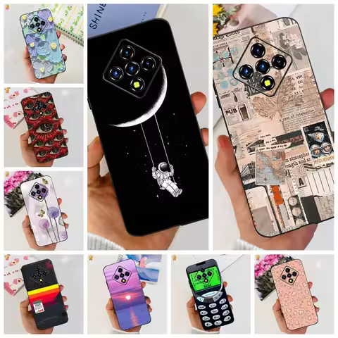 For Infinix Zero 8 X687 Case Luxury Women Men Shockproof Soft Silicone TPU Back Cover Zero8 6.85" Ph