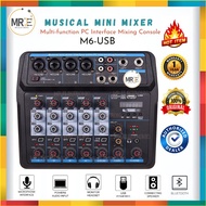 EZITECH MUSICAL MINI MIXER Multi Function PC Interface Mixing Console M6-USB