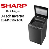Sharp ES-M1050XT-SA Mesin Cuci 1 Tabung J-Tech Inverter 10.5KG ESM1050XT