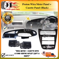 Proton Wira/Satria Dashboard Meter Cluster Meter Panel with aircond vent - BLACK