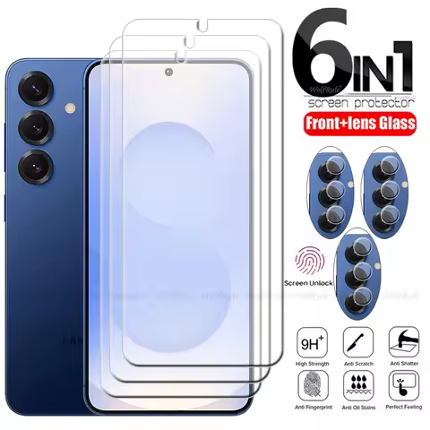 For Samsung Galaxy S25 Glass For Samsung S25 Plus Glass Camera 9H Screen Protector For Samsung S25 S