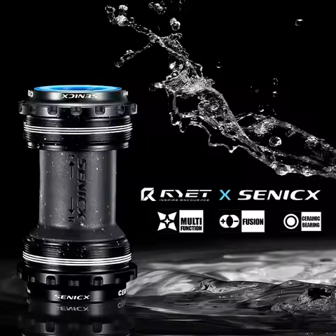 RYET Senicx Ceramic Bottom Brackets BSA68/BB86/BB92/DUB/T47/PF30/BB30/BB386,BB For 24/29mm Spindle P