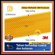 STIKER REFLEKTIF MOBIL 3M STICKER REFLEKTOR DIAMOND PEMANTUL CAHAYA LAKBAN DENGAN PEREKAT SCOTLIGHT 