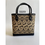 Beg Tangan Anyaman Rotan Motif Orang Ulu Sarawak Borneo (Hand Bag)