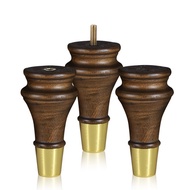 Solid Wood Furniture Sofa Feet Cabinet Feet M810 Screw Bed Cabinet Feet Wooden Heightening Feet TV C