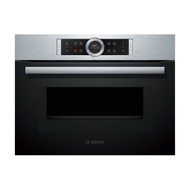 BOSCH 45L | 8 Built-in Compact Oven with Microwave Function 60 x 45 cm (CMG633BS1B)