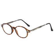 JN IMPRESSION Womens Fashion Vintage Round Frame Reading Glasses Anti-blue Light Presbyopic Glasses+