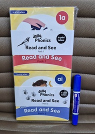 New Jolly Phonics Read and See pack 1 +2