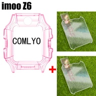 For imoo watch Z6 Case Protective Cover TPU Soft Bumer Glass Screen Protector Film