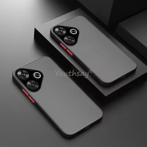 For Xiaomi POCO F6 Case Silicone Translucent Matte Rubber TPU Phone Camera Protector Cover POCO F6 C
