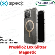 Speck Presidio2 Lux Glitter (Magnetic) Case I iPhone 15 Pro Max