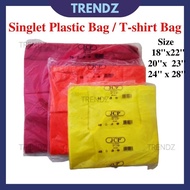 JCP High Quality Singlet Plastic Bag T-Shirt Bag Bigger Size 18 x 22 20 x 23 24 x 28 Tapao Bag Plast