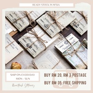 MOONSTRUCK 30Sheets Deco Paper Journal Words Article English Journal Diary Scrapbook 万里书卷素材纸复古英文手稿乐谱