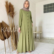 Gamis Kaima Rinjani Kancing Rempel
