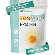 inGreens Egg White Powder , Pure Dried Egg White Protein , Versatile for Cooking & Baking