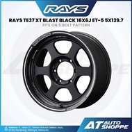 Jimny Rim Rays Engineering Volk Racing TE37 XT - Blast Black 16x6 ET-5 5x139.7 (1 piece)