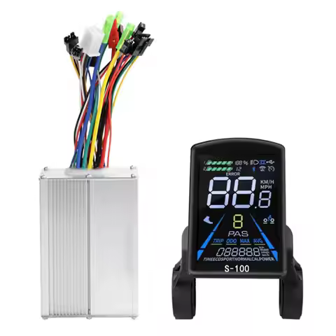 Easily Manage Your Electric Bike's Performance with the Comprehensive EBike Conversion Kit Featuring