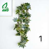 6-7cm patterned vine leaves made of plastic