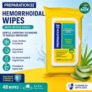 Preparation H Hemorrhoid Medicated Wipes with Witch Hazel / For Hemorrhoidal & Vaginal Care / Fushab