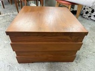 【非凡二手家具】詩肯柚木方形茶几*桌子*茶几桌*客廳桌