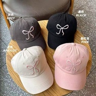 Korean Ribbon Unisex Caps Baseball Cap Summer Fashion Accessories UV Protection Outdoor Hat Covers U