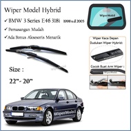 Hybrid Wiper bmw 3 Series E46 318i 1998 1999 2000 2001 2002 2003 2004 2005