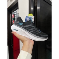 SKECHERS GO RUN ELEVATE 2.0 BADRIC BLACK SHOES AQUA Wanita Original 129008BKAQ
