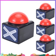 4PCS Game Answer Buzzer,Game Buzzer Alarm Sound Play Button with Light Trivia Quiz Got Talent Buzzer