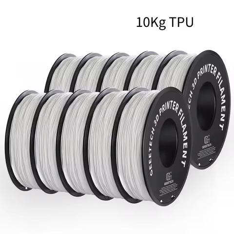 GEEETECH 10Kg TPU 3D Printer Filament material 1kg 2.2LBS/Spool 1.75mm Plastic Vacuum Packaging Non-