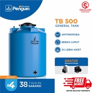 penguin tangki | toren | tandon air tb 500 5000 liter. - biru muda