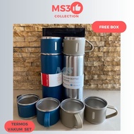 Termos VACUM SETT/1 TERMOS+3 CUPS (Lid)