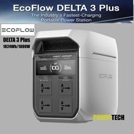 EcoFlow DELTA 3 PLUS Power Station 1800W/1024Wh แบตเตอรี่สำรองไฟพกพาจ่ายไฟ แคมป์ปิ้ง DC USB AC220V