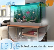 Stand 4Ft Cabinet Fish Tank Table Furniture Frame Steel Wood Base Shelf Bottom Wrought Iron Rack