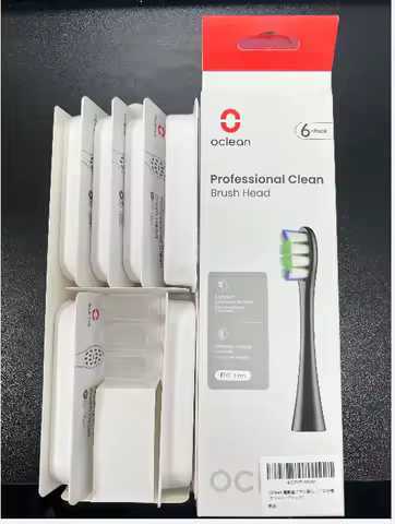 Original Oclean 6pcsReplacement Brush Heads for Oclean Flow/X PRO Elite/X PRO /F1/Z1/One/ Air2 Sonic
