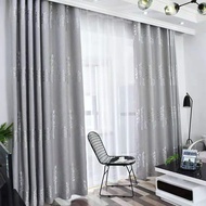 Atrium Curtains for Living dining Room Bedroom Granules Fortune Tree Jacquard Size Tree Linen Curtai