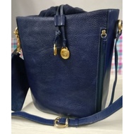 Preloved Bundle Leather Bucket Bag RueDe0pera