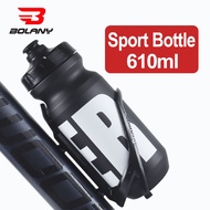 BOLANY Cycling Water Bottles Road Bike Outdoor Sports Water Bottle Silicone Bottle 610ml Cycling accessories