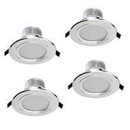 Zdm 4pcs 5W 400-450LM Dimmable Led Downlights Warm White/Cool White/Natural White Ac110v/Ac220v
