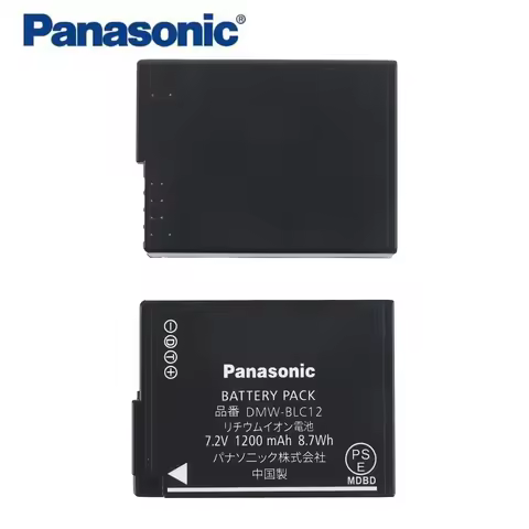 SALE Panasonic Original Battery DMW-BLC12E DMW-BLC12 BLC12 for Panasonic Lumix DMC-G85 G6 G7 GH2 GX8