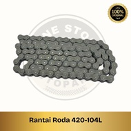 Motorcycle Chain 420 - 102L / 420 - 104L / 420-108L