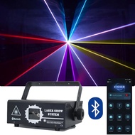 2W Bluetooth APP Laser Light Phone control DMX 512 Stage Lighting RGB DJ Laser Disco Party Light Car